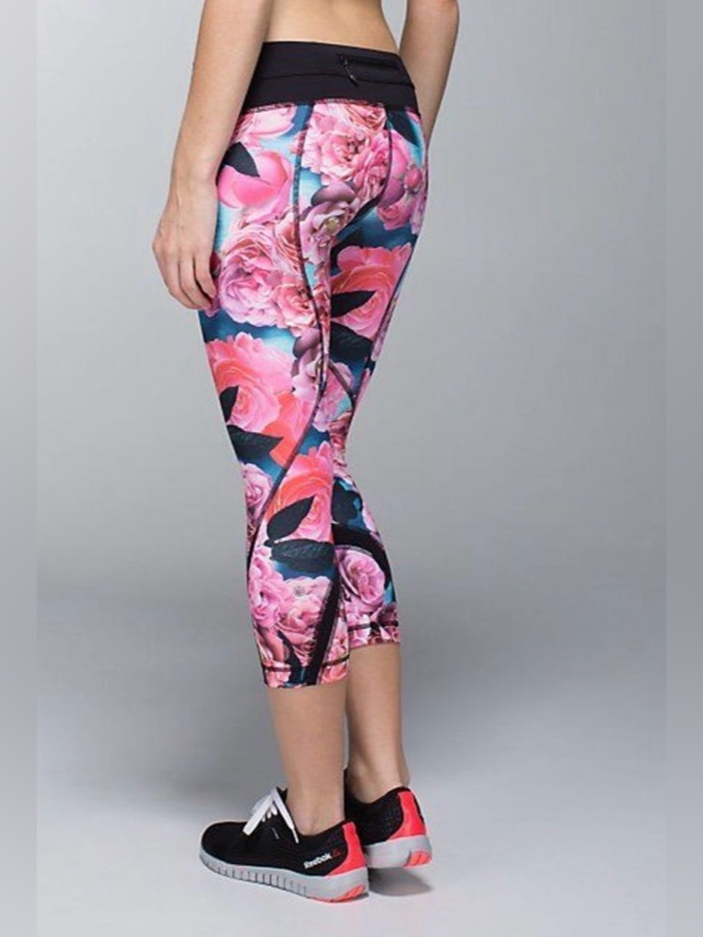 lululemon athletica Run Inspire Secret garden crop leggings